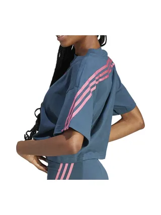 T-shirt Bleu Femme Adidas IL3063 2