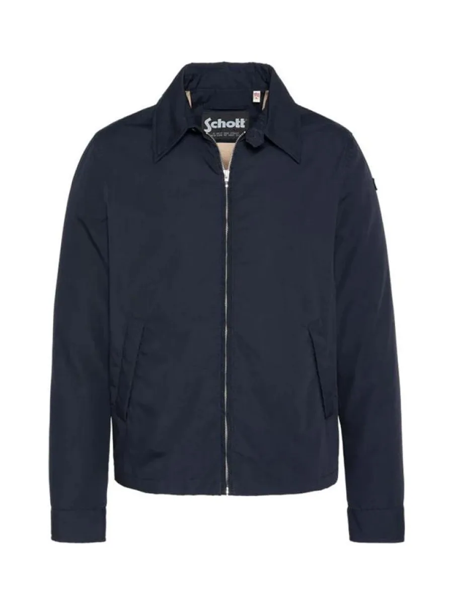 Blouson Marine Homme Schott Evano 2