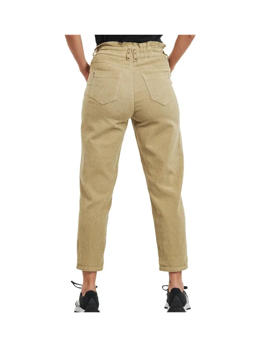 Pantalon Velours Beige Femme Freeman Porter Lara Veluto 3