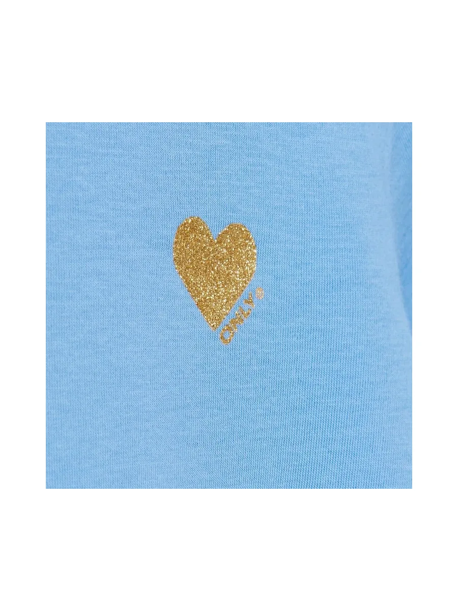 T-shirt Bleu Fille Kids Only Kita 3
