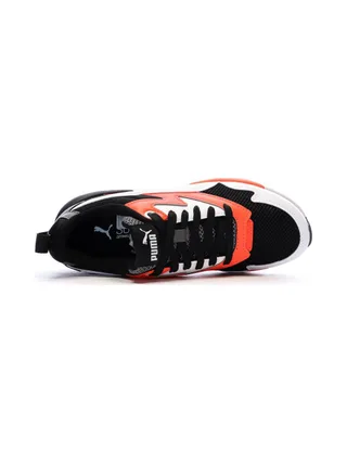 Baskets Noires/Blanches/Oranges Garçon Puma X-ray 3