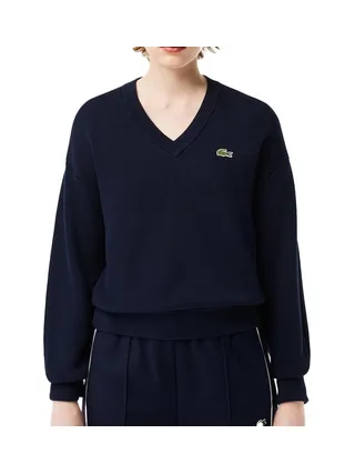 Pull Marine Femme Lacoste Organic 1