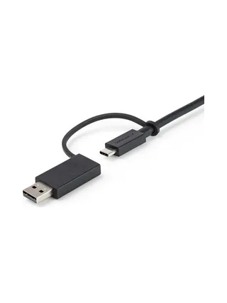 3ft Hybrid USB-C Cable w/USB-A Adapter 9