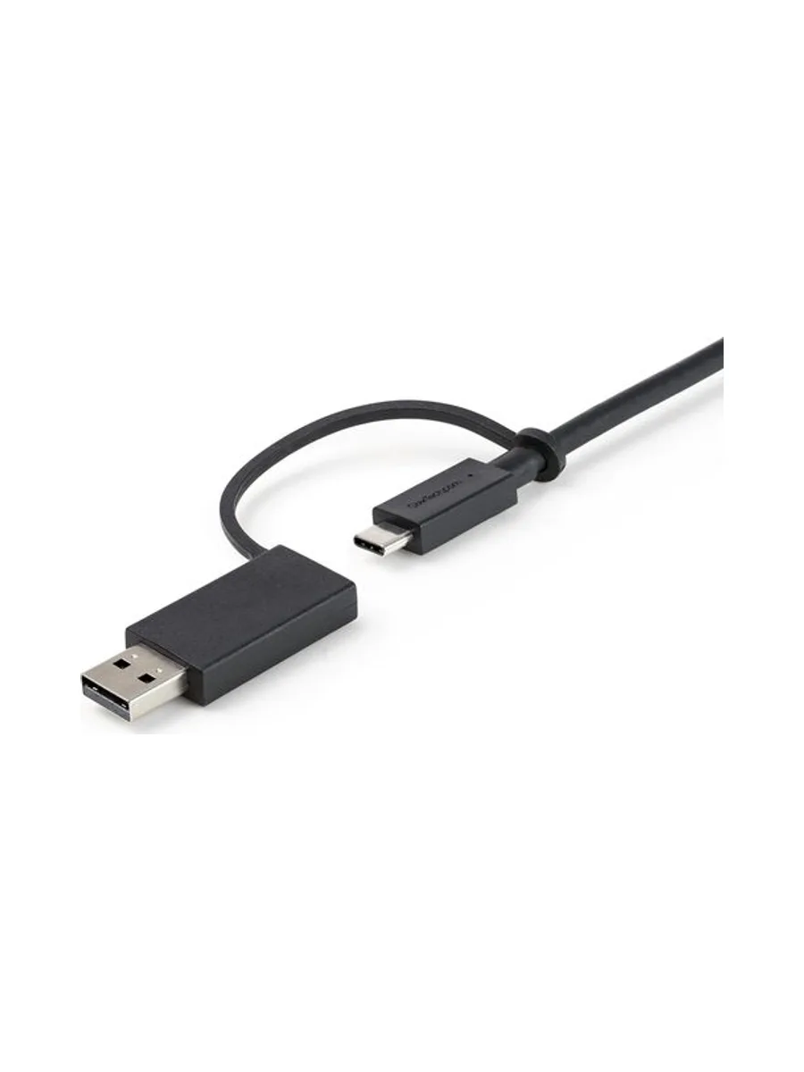3ft Hybrid USB-C Cable w/USB-A Adapter 9