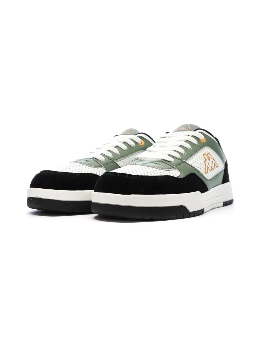 Baskets Blanc/Vertes/Noires Garçon Kappa Logo Manis 7