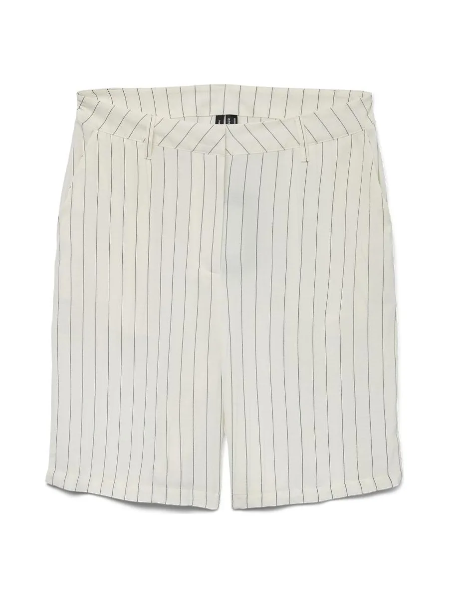 Short Écru Femme Vero Moda Emma 4