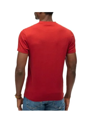 T-shirt Rouge Homme Superdry Vintage LogoR6T 2