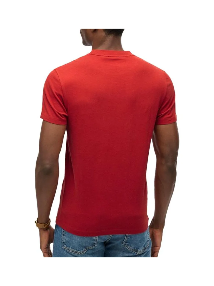 T-shirt Rouge Homme Superdry Vintage LogoR6T 2
