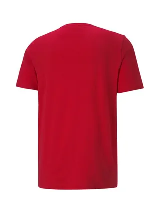 T-shirt Rouge Homme Puma Small 2