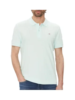 Polo Turquoise Homme Tommy Hilfiger Slim Essential 1