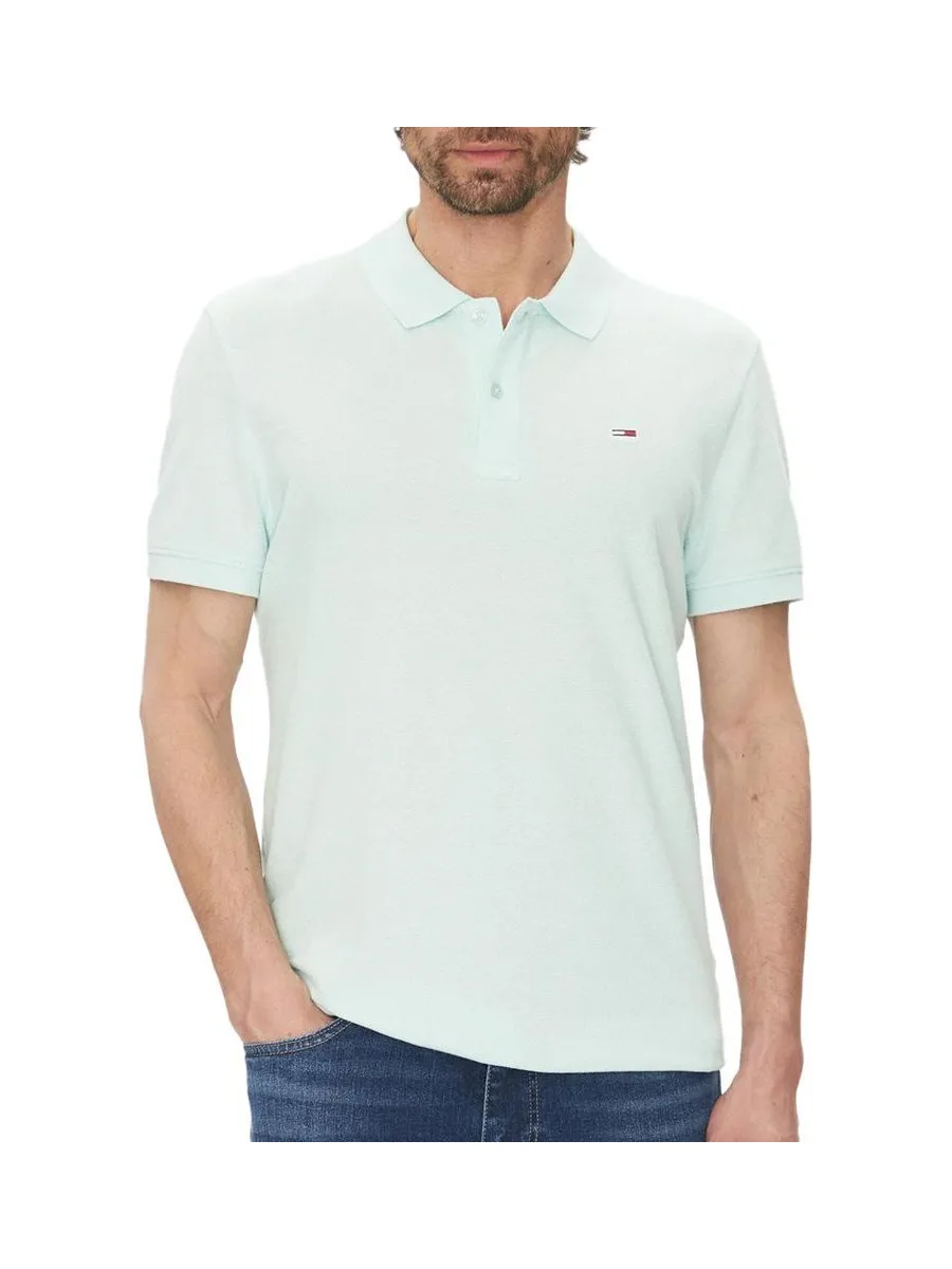 Polo Turquoise Homme Tommy Hilfiger Slim Essential 2
