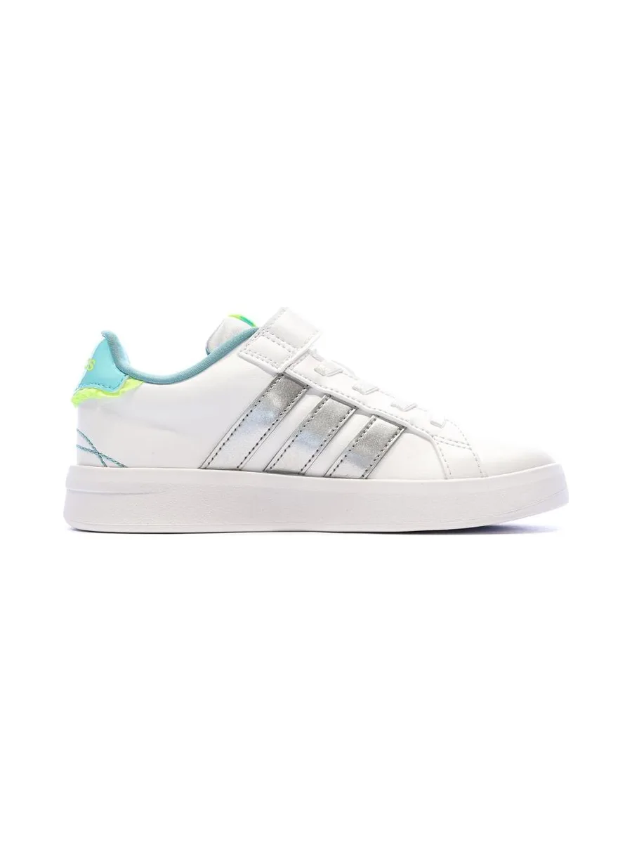 Baskets Blanche Fille Adidas Grand Court 3.0 Girls 3
