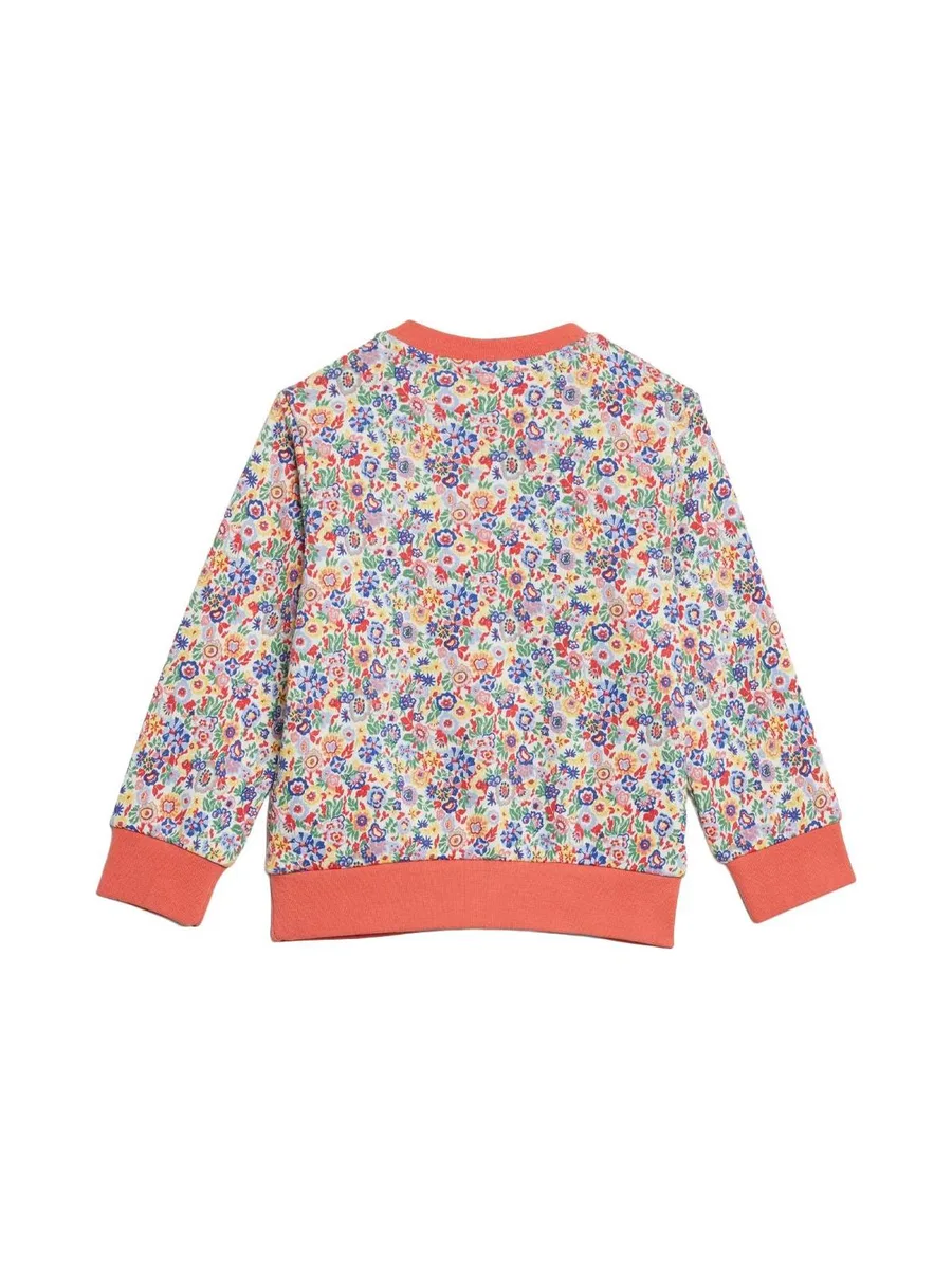 Ensemble de survêtement Rose/Blanc Fille Adidas Crew Set 3