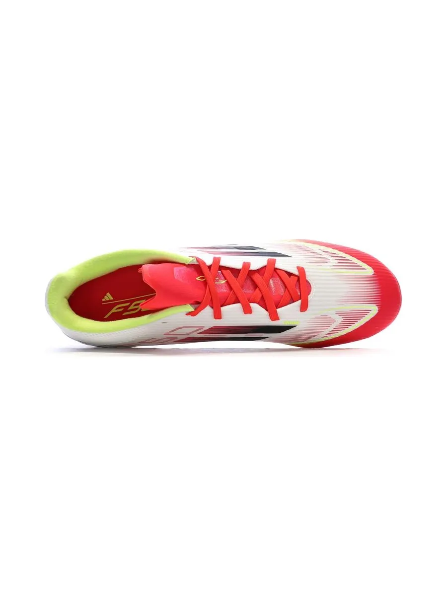 Chaussures de Foot Blanc/Rouge Adidas F50 League FG/MG 5