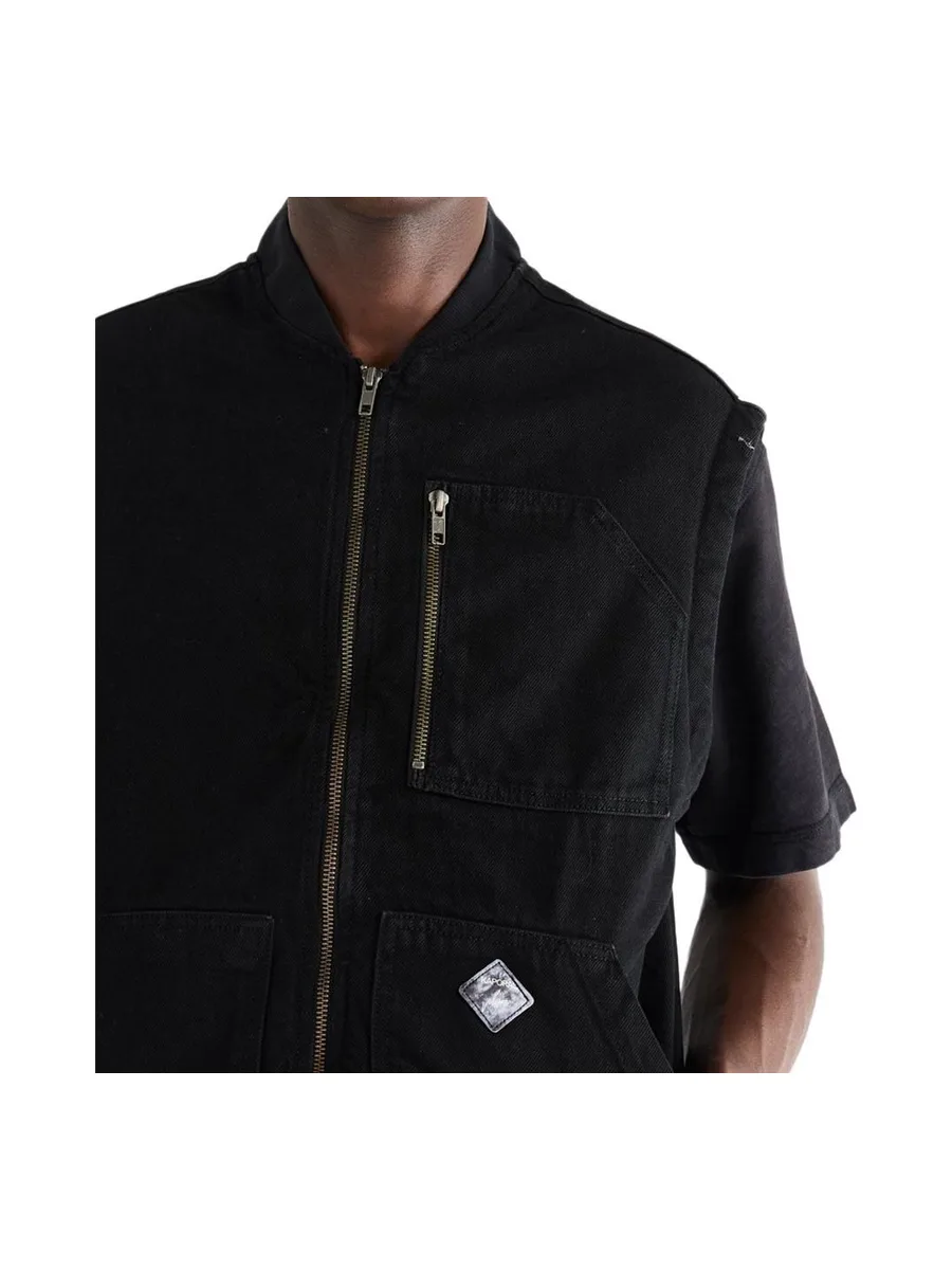 Veste Sans Manches Noire Homme Kaporal Rixe 4