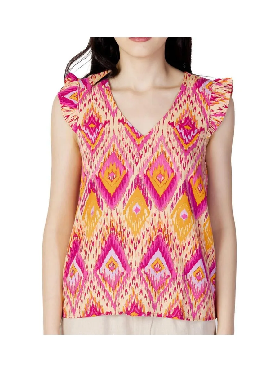 T-Shirt Rose/Orange Femme Only Alma Life 2