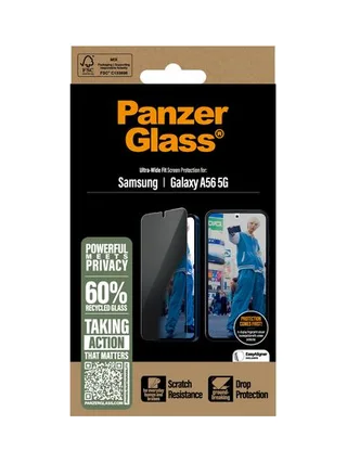 PanzerGlass ® 2-Way Privacy Screen Protector Samsung Galaxy A56 5G | Ultra-Wide Fit 3