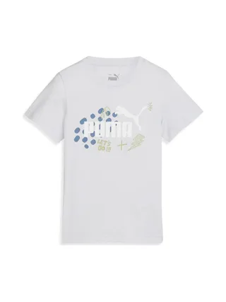 T-shirt Gris Enfant Puma Ess 1