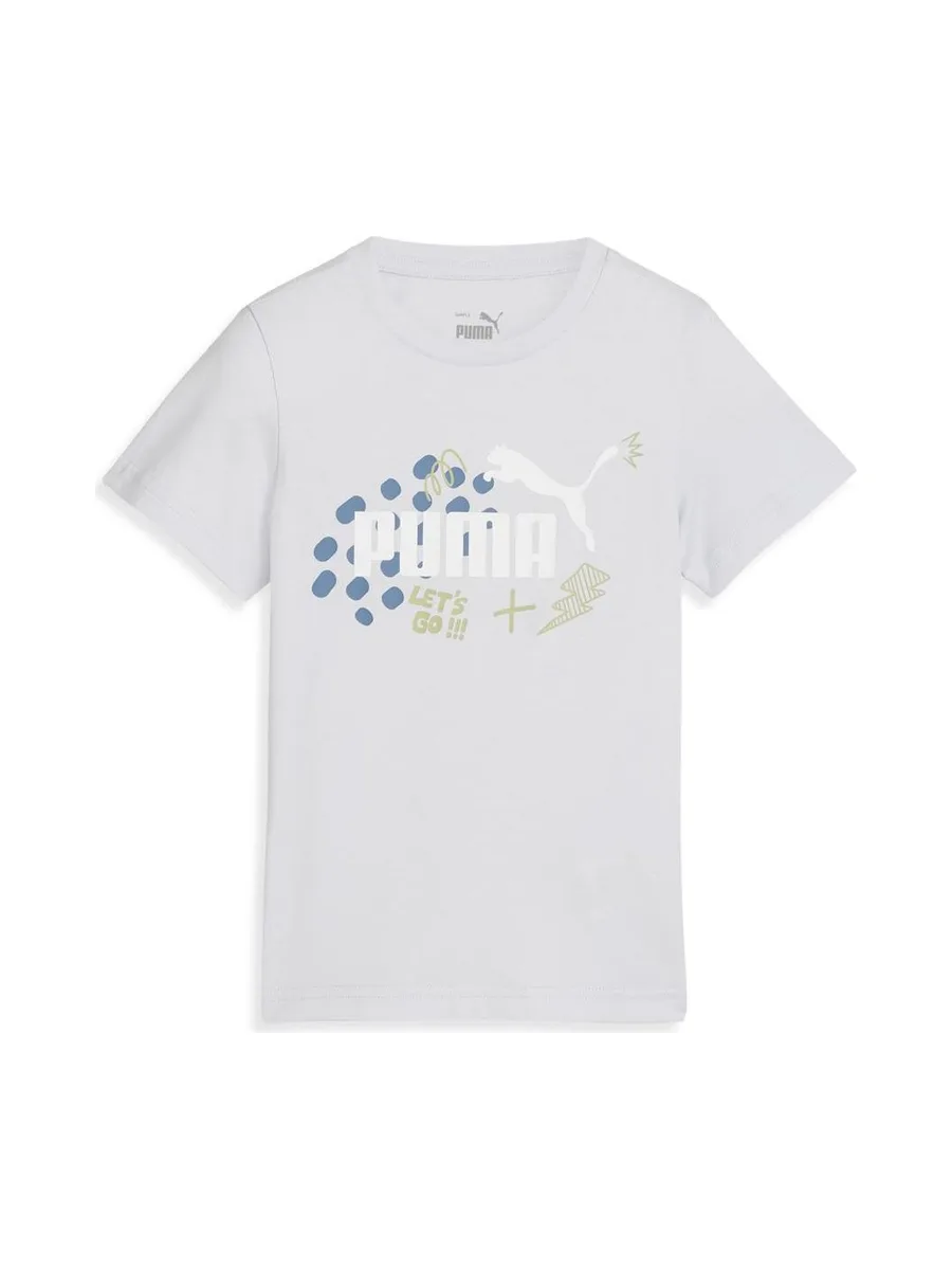 T-shirt Gris Enfant Puma Ess 2