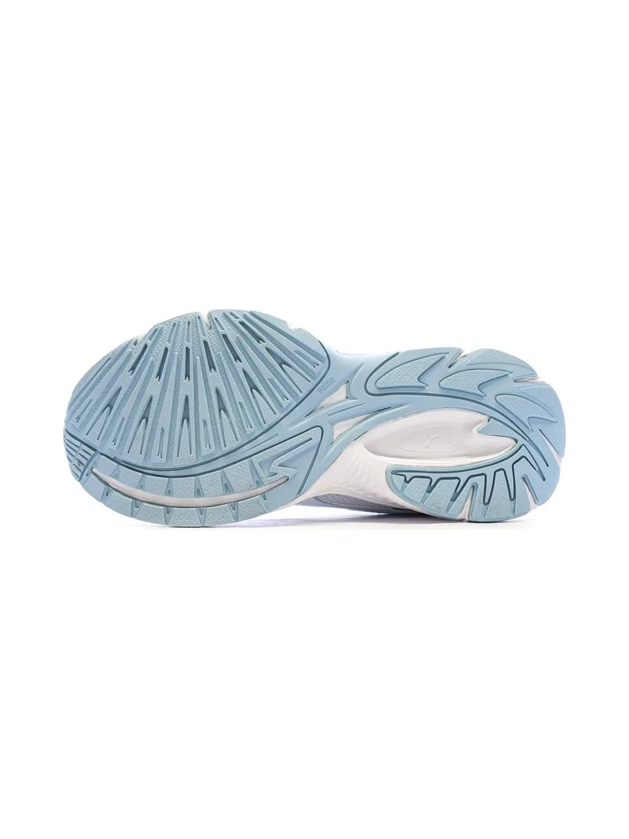 Baskets Blanches/Bleu Clair Garçon Puma Morphic 6