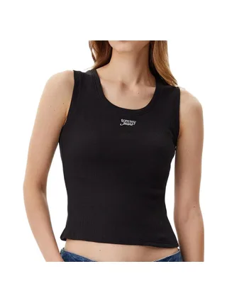 Débardeur Noir Femme Tommy Hilfiger Script 1