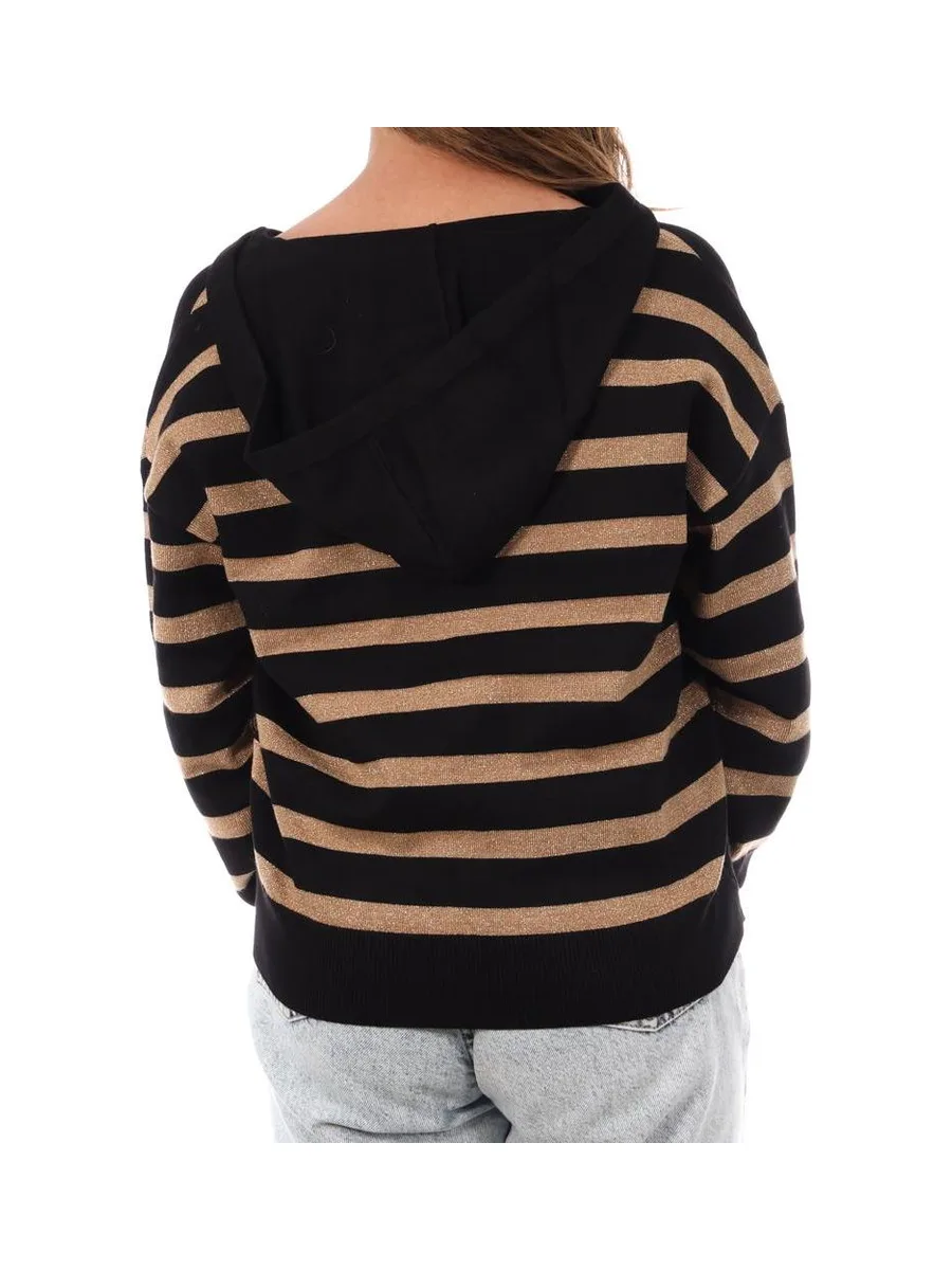 Pull Noir/Doré Femme Morgan Ballo 3