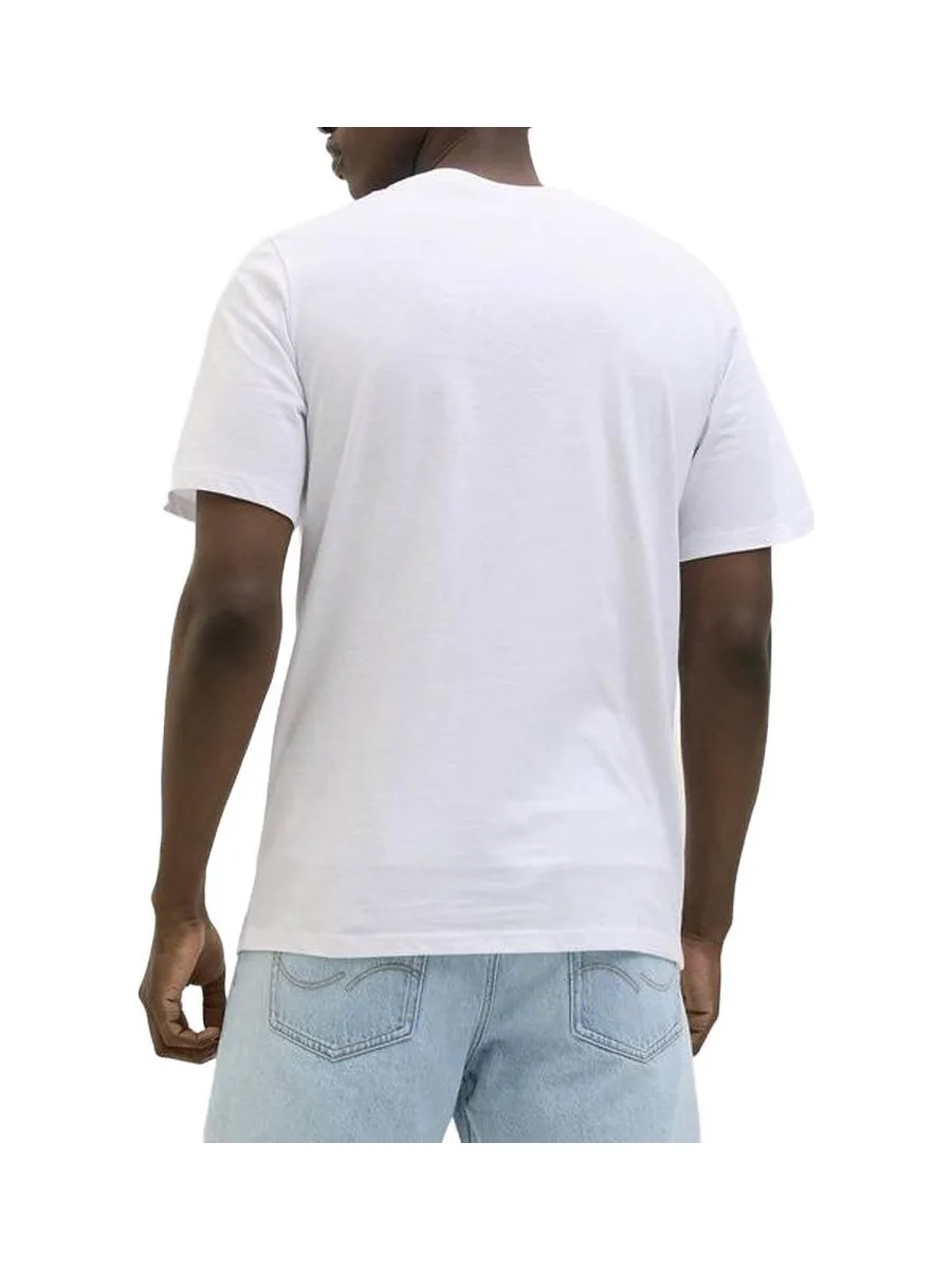T-Shirt Blanc Homme Jack & Jones Jaxon 3