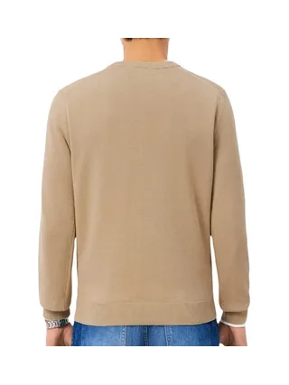 Pull Col V Beige Homme Lacoste AH1951 2