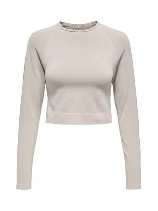 Top de sport Beige Femme Only Jiji Seam 1