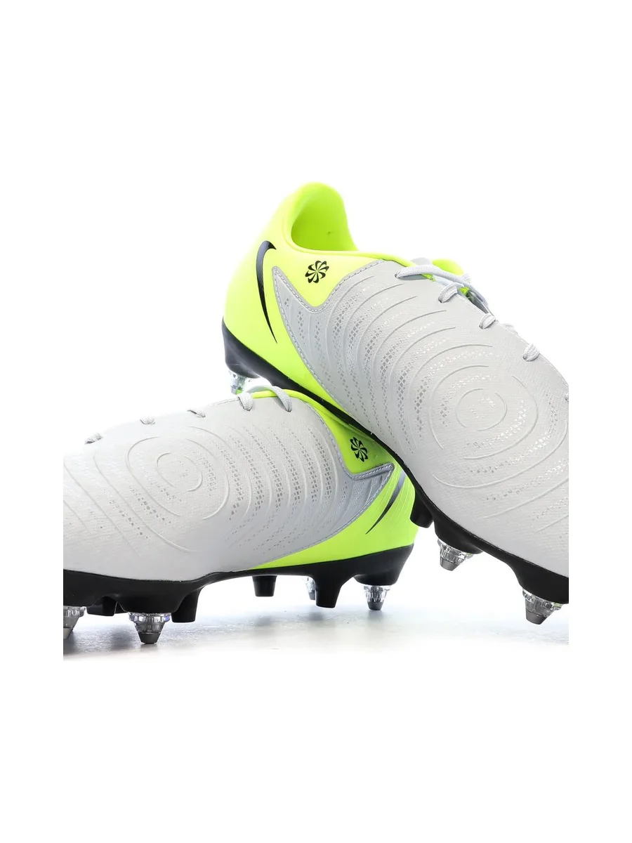 Chaussures de Foot Gris/Jaune Homme Nike Phantom Gx II Acad SG-PRO AC 8