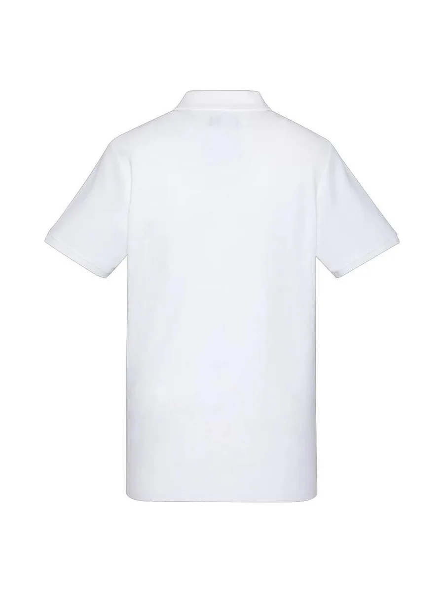 Polo Blanc Homme Schott PS0022 3