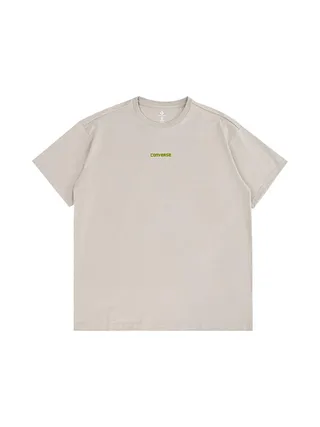 T-Shirt Beige Homme Converse Wordmark Sonar 1