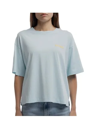 T-shirt Bleu Femme Teddy Smith Icy 1
