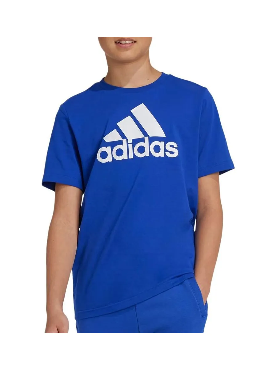 T-Shirt Bleu Garçon Adidas We Crew 2