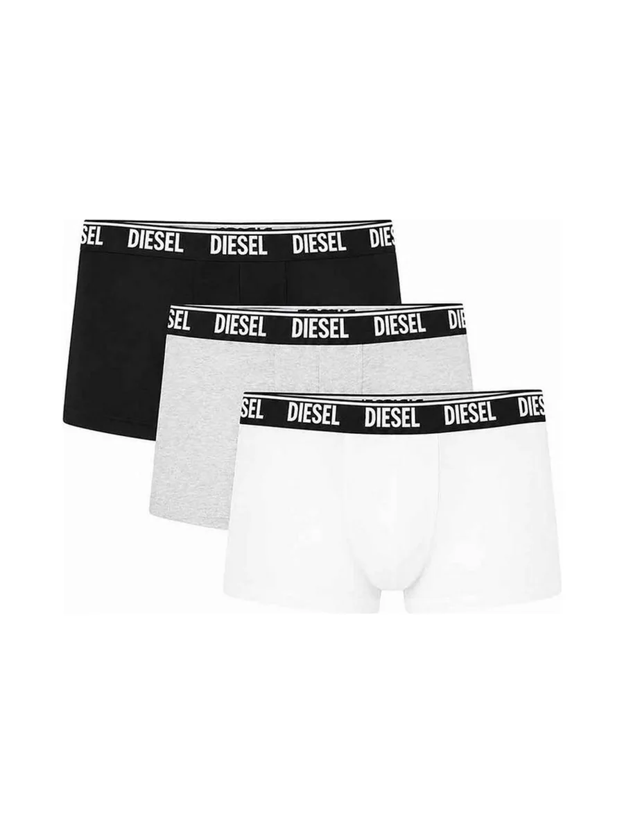 x3 Boxers Noir/Blanc/Gris Homme Diesel Shawnthreepack 2