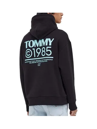 Sweat à Capuche Noir Homme Tommy Hilfiger Pop Graphic 2