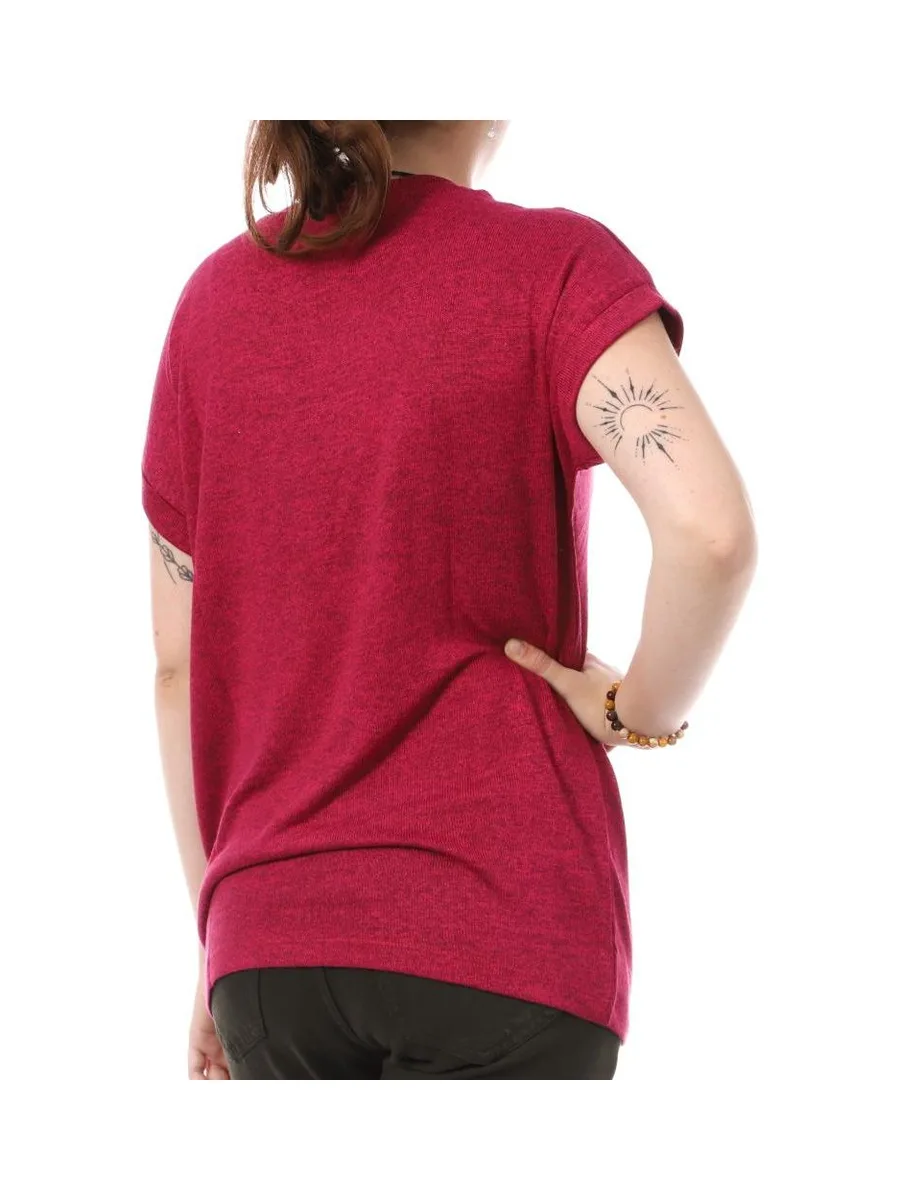 T-Shirt Fushia Femme Vero Moda Brianna 3