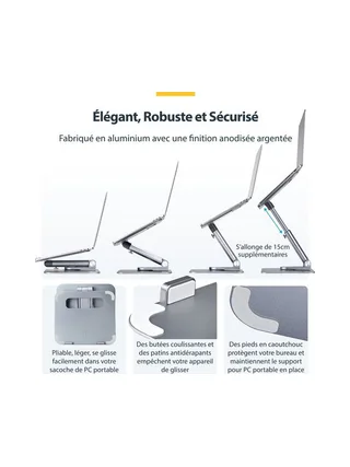 Telescopic Laptop Stand Computer Riser 11