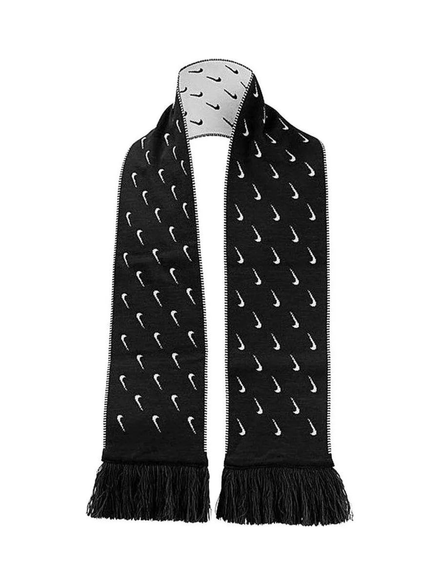 Echarpe Noir Unisexe Nike Swoosh Scarf 2.0 2