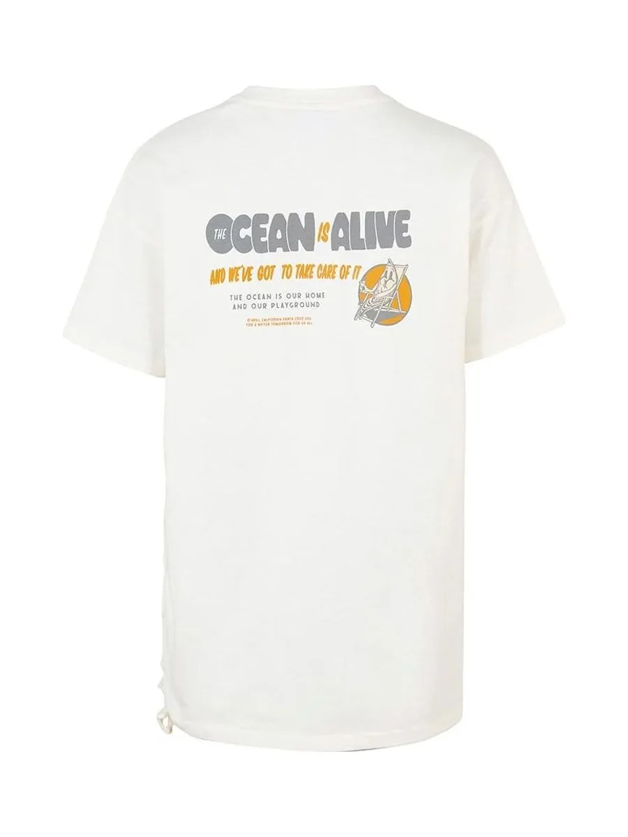 T-Shirt Blanc Femme O'Neill Stream 3