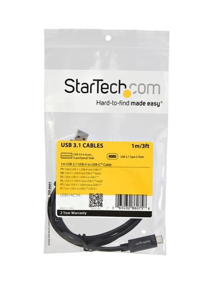 3ft USB C to A Cable - USB 3.1 10Gbps 6