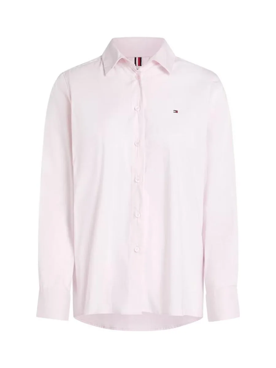 Chemise Rose Femme Tommy Hilfiger Ess Poplin Regular S 1