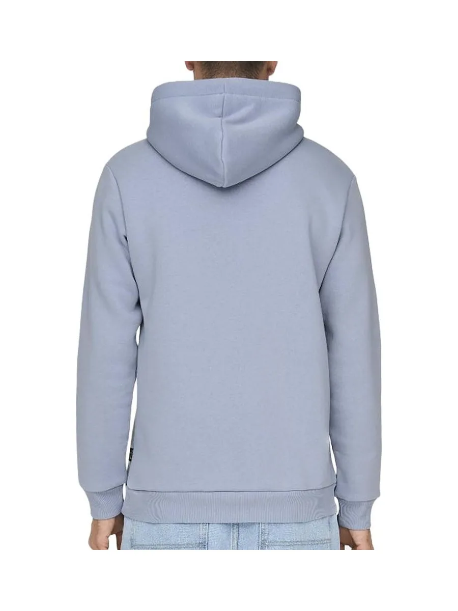 Sweat à Capuche Bleu Homme Only & Sons Ceres 3