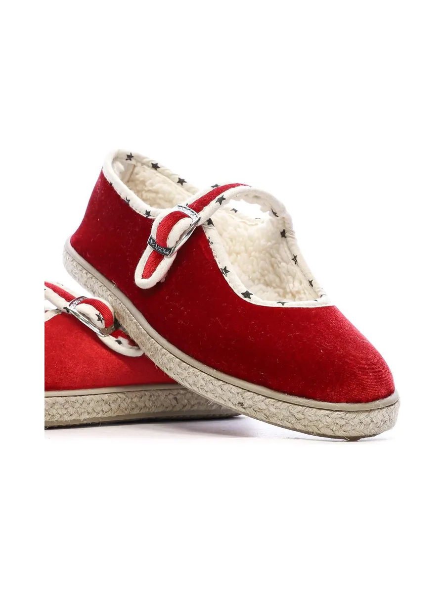 Chaussons Rouge Fille Pare Gabia Maite 8