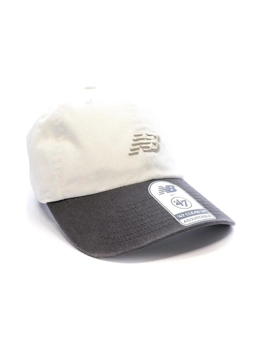 Casquette Blanc/Gris Homme New Balance 47 Clean Up 3