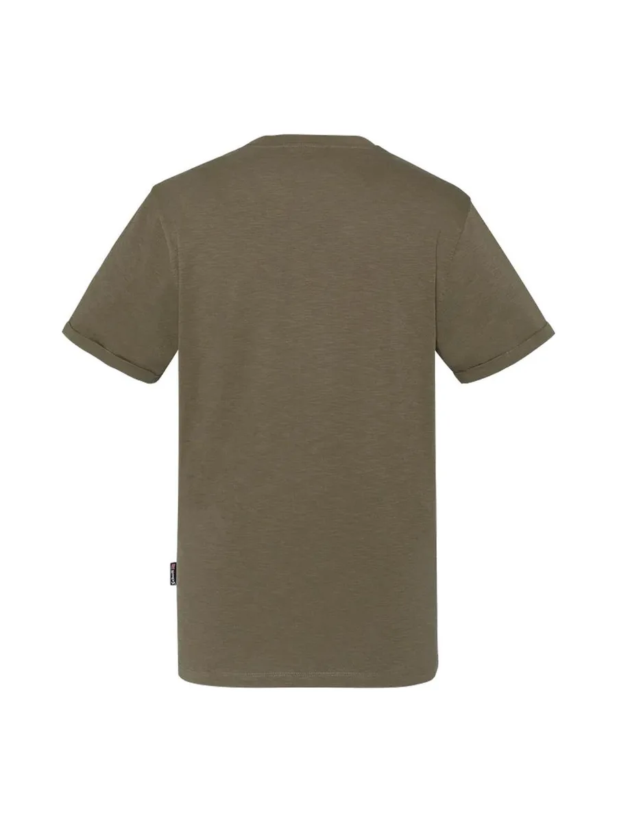 T-Shirt Kaki Homme Schott TSKEA1 2
