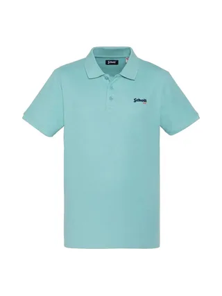 Polo Bleu Homme Schott PS0022 1