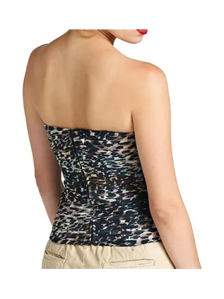 Top Bustier Léopard Femme Guess Saskia 2