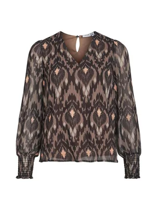 Blouse Marron Femme Vila Vimary 1