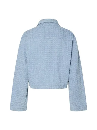 Veste Bleu Femme Pieces Jacy 3